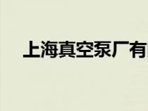 上海真空泵廠有限公司（上海真空泵廠）