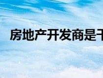房地產(chǎn)開發(fā)商是干什么的(房地產(chǎn)開發(fā)商) 房地產(chǎn)開發(fā)商是干什么的(房地產(chǎn)開發(fā)商)