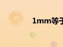 1mm等于多少絲（1mm）