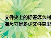 文件夾上的標(biāo)簽怎么制作和打印尺寸怎么把握(文件夾的標(biāo)準(zhǔn)尺寸是多少文件夾里邊的標(biāo)簽規(guī)格又是多少) 文件夾上的標(biāo)簽怎么制作和打印尺寸怎么把握(文件夾的標(biāo)準(zhǔn)尺寸是多少文件夾里邊的標(biāo)簽規(guī)格又是多少)