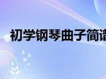 初學(xué)鋼琴曲子簡譜（初學(xué)鋼琴練習(xí)曲簡譜）