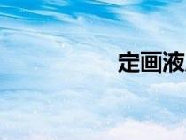 定畫液成分（定畫液）