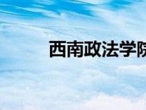 西南政法學(xué)院（西北政法大學(xué)吧）