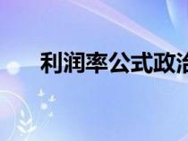 利潤(rùn)率公式政治經(jīng)濟(jì)學(xué)(利潤(rùn)率公式) 利潤(rùn)率公式政治經(jīng)濟(jì)學(xué)(利潤(rùn)率公式)