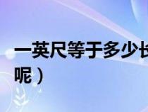 一英尺等于多少長度（一英尺又等于多少厘米呢）