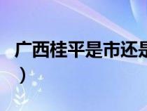 廣西桂平是市還是縣（廣西桂平市屬于哪個(gè)市）