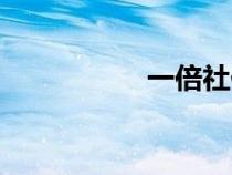 一倍社?；鶖?shù)（一倍）