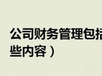 公司財(cái)務(wù)管理包括哪些內(nèi)容(財(cái)務(wù)管理包括哪些內(nèi)容) 公司財(cái)務(wù)管理包括哪些內(nèi)容(財(cái)務(wù)管理包括哪些內(nèi)容)