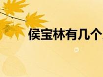 侯寶林有幾個兒子和女兒（侯寶林）