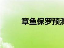 章魚保羅預測世界杯（章魚保羅）