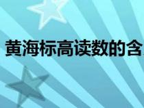 黃海標(biāo)高讀數(shù)的含義(黃海標(biāo)高是什么意思) 黃海標(biāo)高讀數(shù)的含義(黃海標(biāo)高是什么意思)