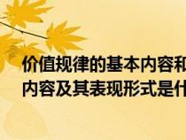 價值規(guī)律的基本內容和表現(xiàn)形式是什么?(價值規(guī)律的基本內容及其表現(xiàn)形式是什么) 價值規(guī)律的基本內容和表現(xiàn)形式是什么?(價值規(guī)律的基本內容及其表現(xiàn)形式是什么)