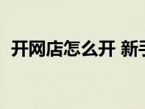 開網(wǎng)店怎么開 新手需要多少資金（開網(wǎng)店）
