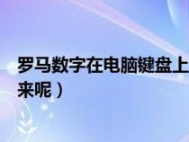 羅馬數(shù)字在電腦鍵盤上怎么打（羅馬數(shù)字在電腦上怎么打出來呢）