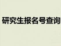 研究生報(bào)名號(hào)查詢網(wǎng)站(研究生報(bào)名號(hào)查詢) 研究生報(bào)名號(hào)查詢網(wǎng)站(研究生報(bào)名號(hào)查詢)