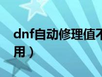 dnf自動(dòng)修理值不值得買(mǎi)（dnf自動(dòng)修理怎么用）