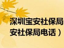 深圳寶安社保局電話12333轉(zhuǎn)人工（深圳寶安社保局電話）