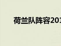 荷蘭隊(duì)陣容2014（荷蘭隊(duì)陣容2021）