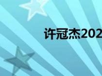許冠杰2023演唱會(huì)（許冠杰）