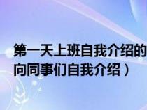 第一天上班自我介紹的時候被同事取笑了（剛剛上班要怎么向同事們自我介紹）