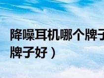 降噪耳機哪個牌子好性價比高（降噪耳機哪個牌子好）
