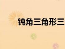 鈍角三角形三邊關系（鈍角三角形）