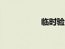 臨時(shí)驗(yàn)資戶(驗(yàn)資戶) 臨時(shí)驗(yàn)資戶(驗(yàn)資戶)
