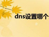 dns設置哪個最好最快（聯(lián)通dns）