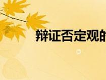辯證否定觀的內(nèi)容（辯證否定觀）