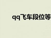 qq飛車段位等級(jí)表圖（qq飛車段位）