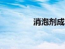 消泡劑成分（發(fā)泡劑成分）
