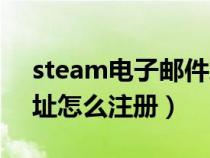 steam電子郵件地址怎么注冊（電子郵件地址怎么注冊）