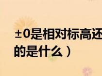 ±0是相對(duì)標(biāo)高還是絕對(duì)標(biāo)高(建筑正負(fù)零指的是什么) ±0是相對(duì)標(biāo)高還是絕對(duì)標(biāo)高(建筑正負(fù)零指的是什么)