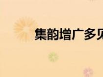 集韻增廣多見多聞的意思（集韻）