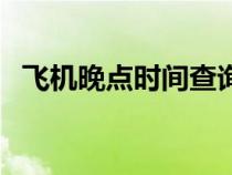 飛機晚點時間查詢（飛機正晚點實時查詢）