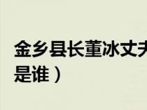 金鄉(xiāng)縣長董冰丈夫是誰?。ń疣l(xiāng)縣長董冰丈夫是誰）