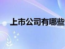 上市公司有哪些好處(上市公司有哪些) 上市公司有哪些好處(上市公司有哪些)