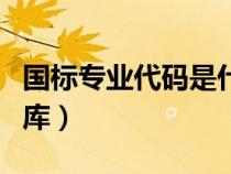 國標(biāo)專業(yè)代碼是什么意思(國家標(biāo)準(zhǔn)專業(yè)代碼庫) 國標(biāo)專業(yè)代碼是什么意思(國家標(biāo)準(zhǔn)專業(yè)代碼庫)