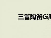 三管陶笛G調指法圖（三管陶笛）