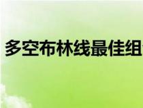 多空布林線最佳組合（多空布林線選股公式）