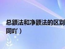 總額法和凈額法的區(qū)別舉個例子（總額法與凈額法有什么不同吖）