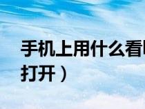 手機(jī)上用什么看bin格式（后綴bin文件怎么打開(kāi)）