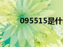 095515是什么電話號（095515）