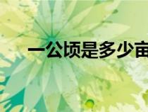 一公頃是多少畝地?（一公頃是多少畝）