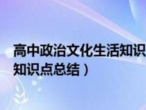 高中政治文化生活知識(shí)點(diǎn)總結(jié)思維導(dǎo)圖(高中政治文化生活知識(shí)點(diǎn)總結(jié)) 高中政治文化生活知識(shí)點(diǎn)總結(jié)思維導(dǎo)圖(高中政治文化生活知識(shí)點(diǎn)總結(jié))