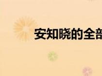 安知曉的全部小說TXT（安知曉）