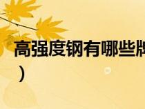 高強(qiáng)度鋼有哪些牌號(hào)的(高強(qiáng)度鋼有哪些牌號(hào)) 高強(qiáng)度鋼有哪些牌號(hào)的(高強(qiáng)度鋼有哪些牌號(hào))