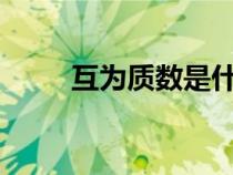 互為質(zhì)數(shù)是什么意思?(互為質(zhì)數(shù)) 互為質(zhì)數(shù)是什么意思?(互為質(zhì)數(shù))