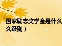國家勵志獎學金是什么級別的獎勵?。▏覄钪惊剬W金是什么級別）
