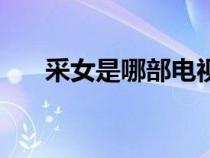 采女是哪部電視?。ú膳畟魑磩h節(jié)全）